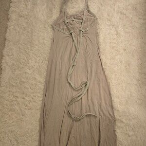 Ladder /racer back knit maxi dress